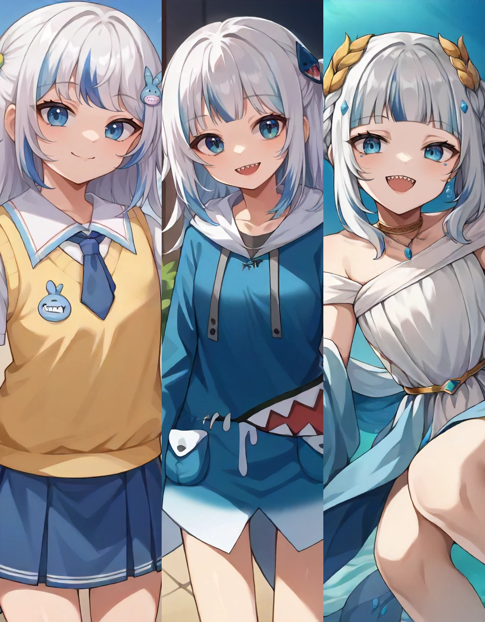 Gawr Gura [PonyXL] 7 outfits (Hololive) - by holostrawberry