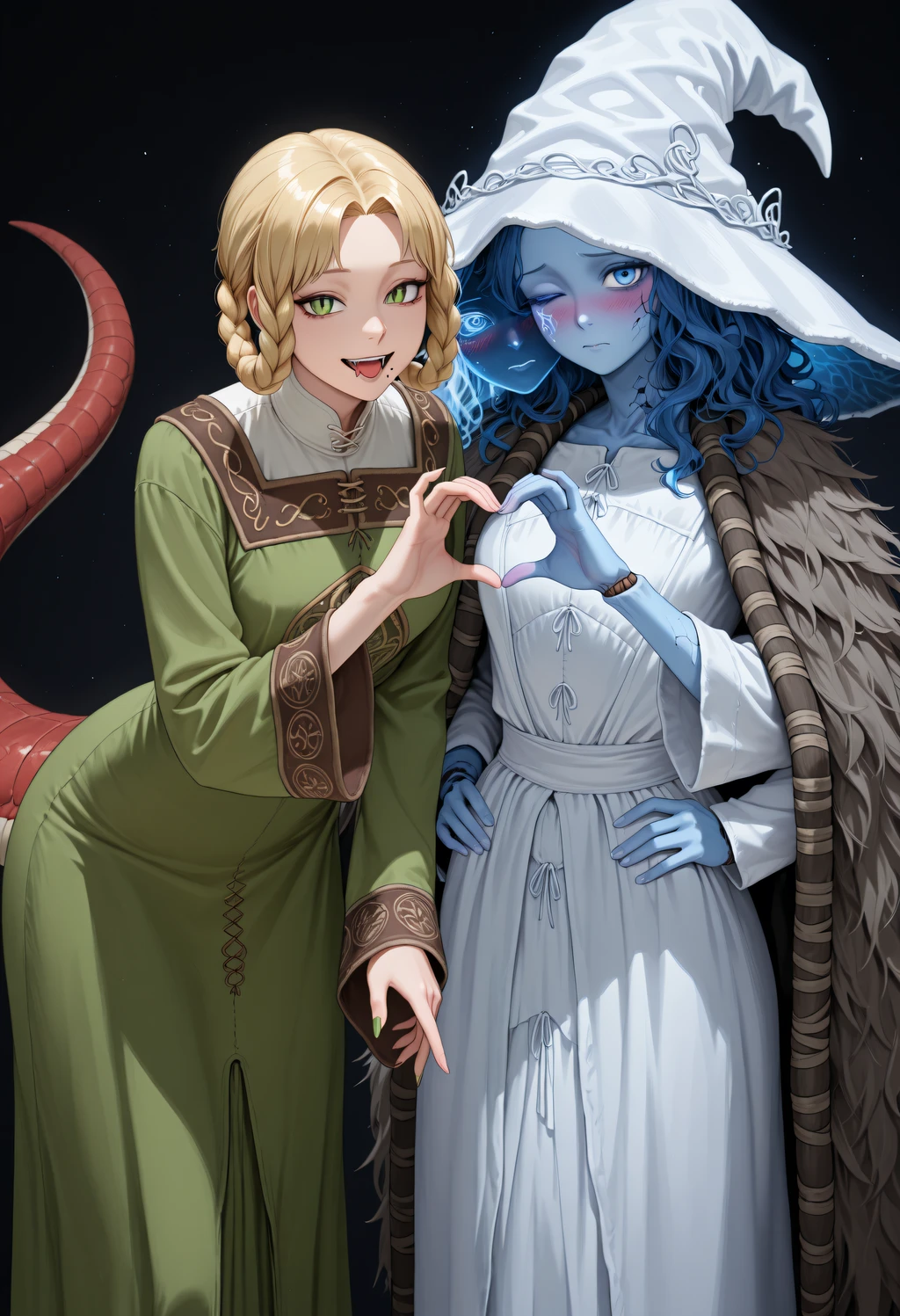 Stable Diffusion image: long hair, blue hair - by Garbo