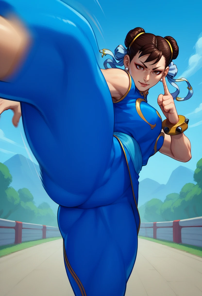Kicking At Viewer POV | Concept / Pose LoRA XL - by FallenIncursio