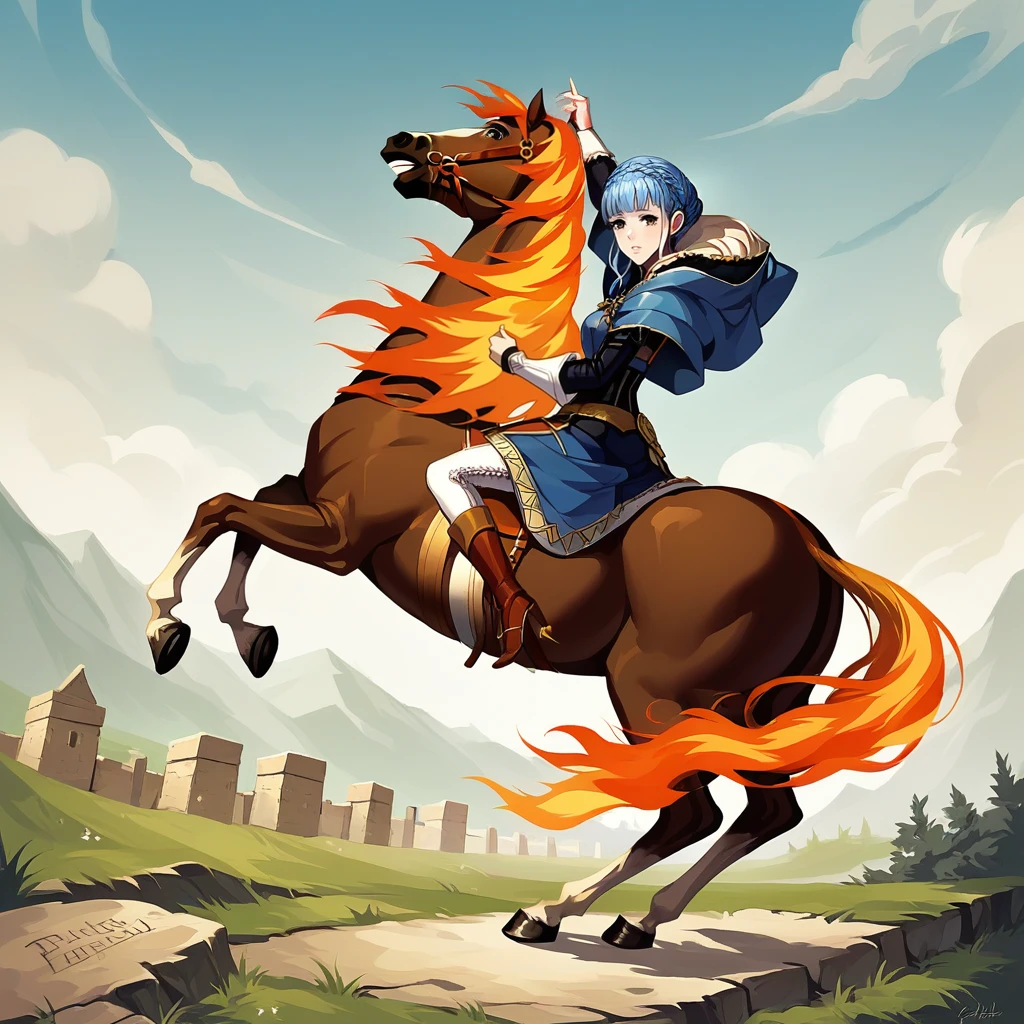 Napoleon Crossing The Alps - by Navedaxu
