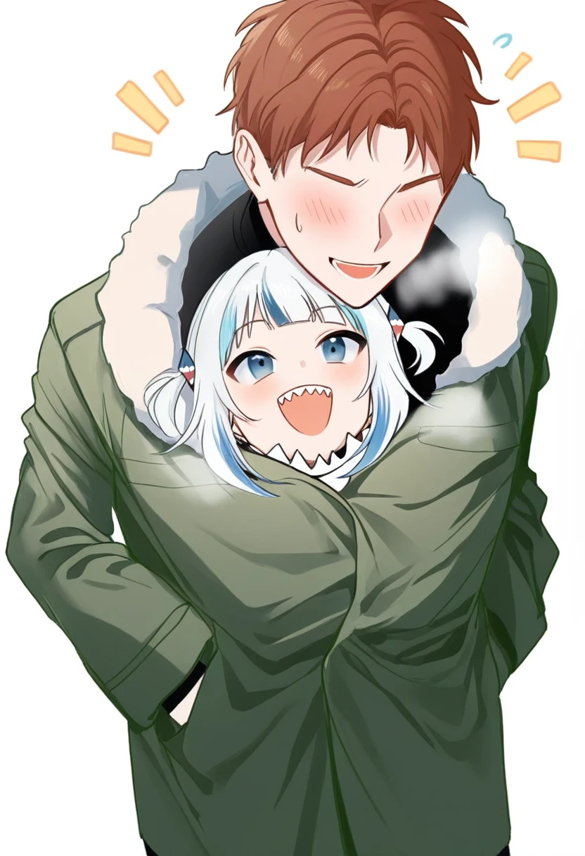 Shared Clothes | Cute Couple Concept | IllustriousXL and NoobAI - by androidxl