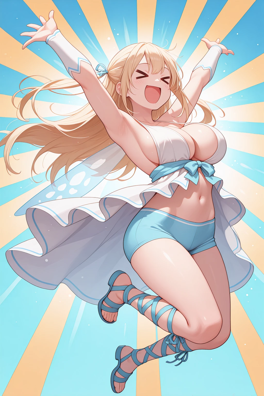 Stable Diffusion image: 1girl, solo - by novowels