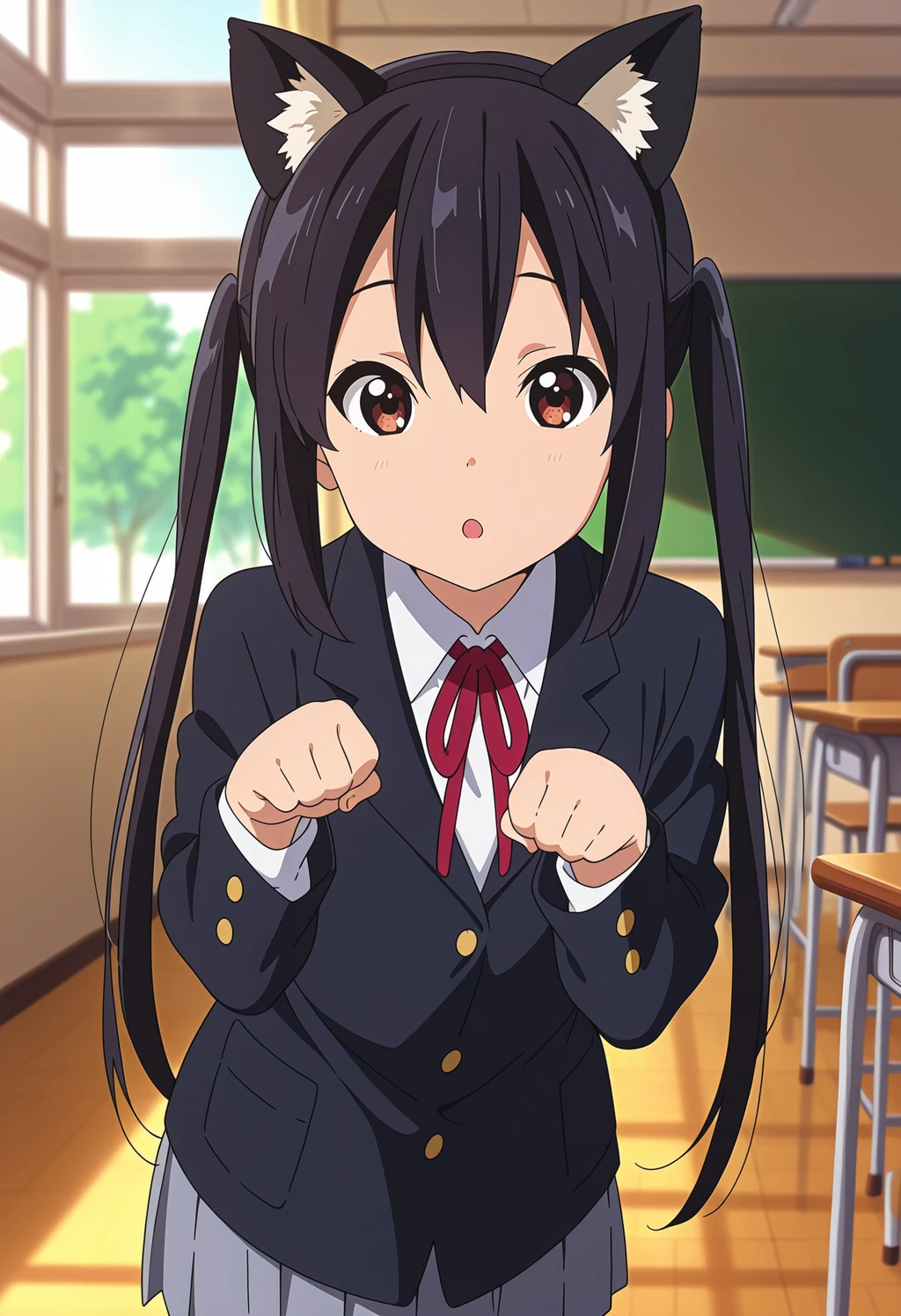 Nakano Azusa | Illustrious | K-On! - by LittleJelly