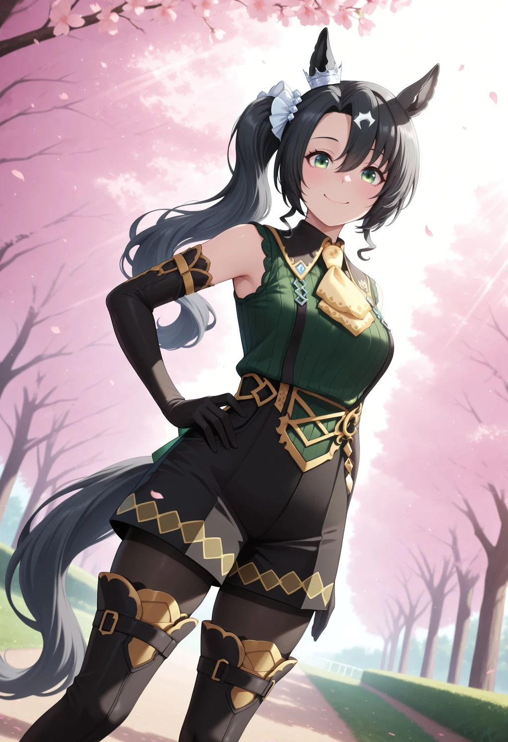 Satono Crown (Uma Musume: Pretty Derby) (IllustriousXL) - by Misaki_Akeno