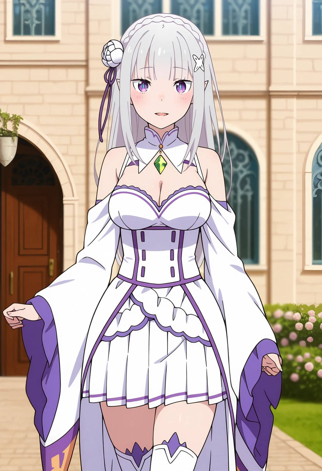 Emilia [6 outfits] | Illustrious | Re:Zero kara Hajimeru Isekai Seikatsu - by LittleJelly