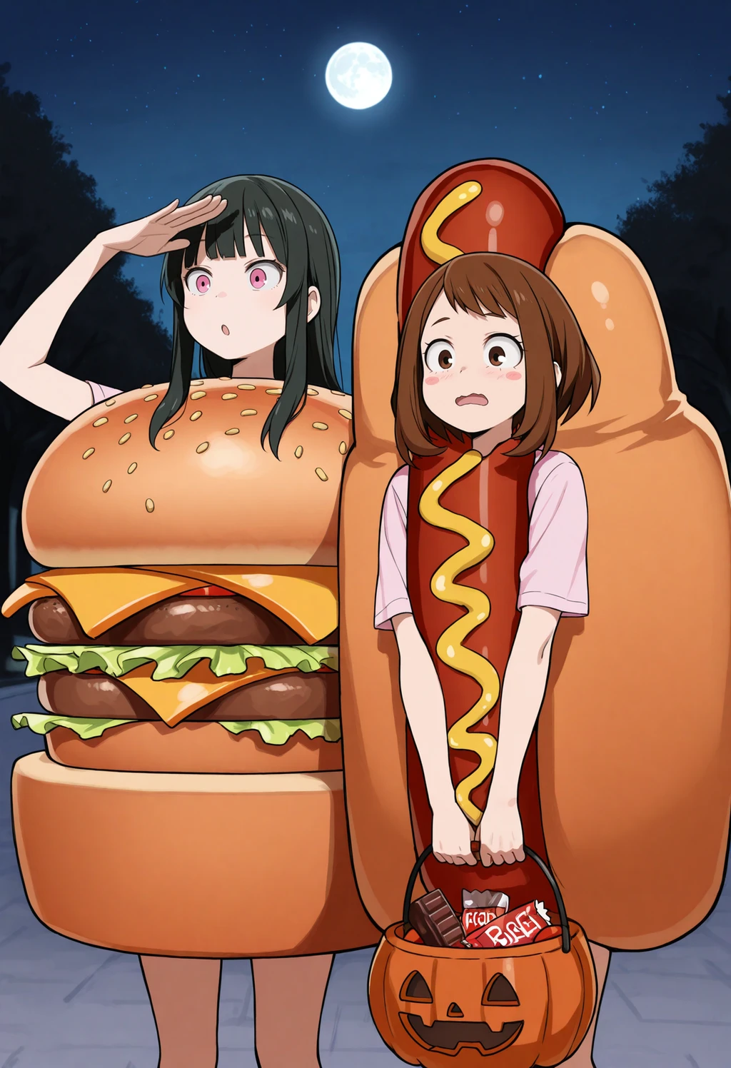 🍔🍟🌭 Fast Food Costumes | Illus Outfits - by IndolentCat