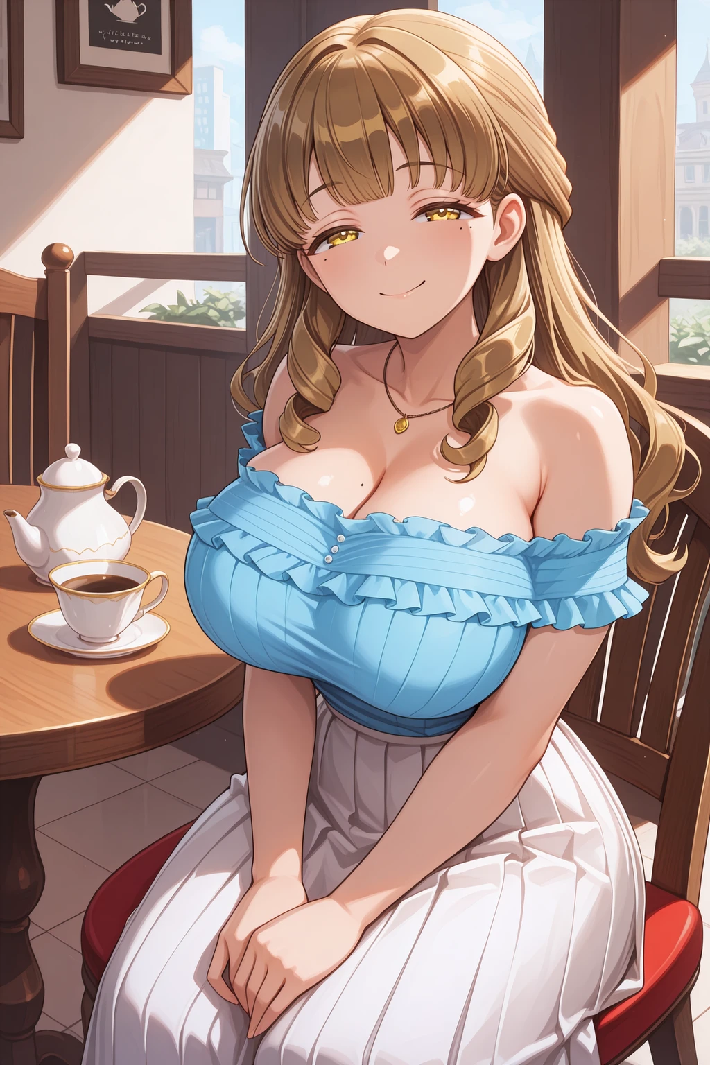 Stable Diffusion image: 1girl, solo - by novowels