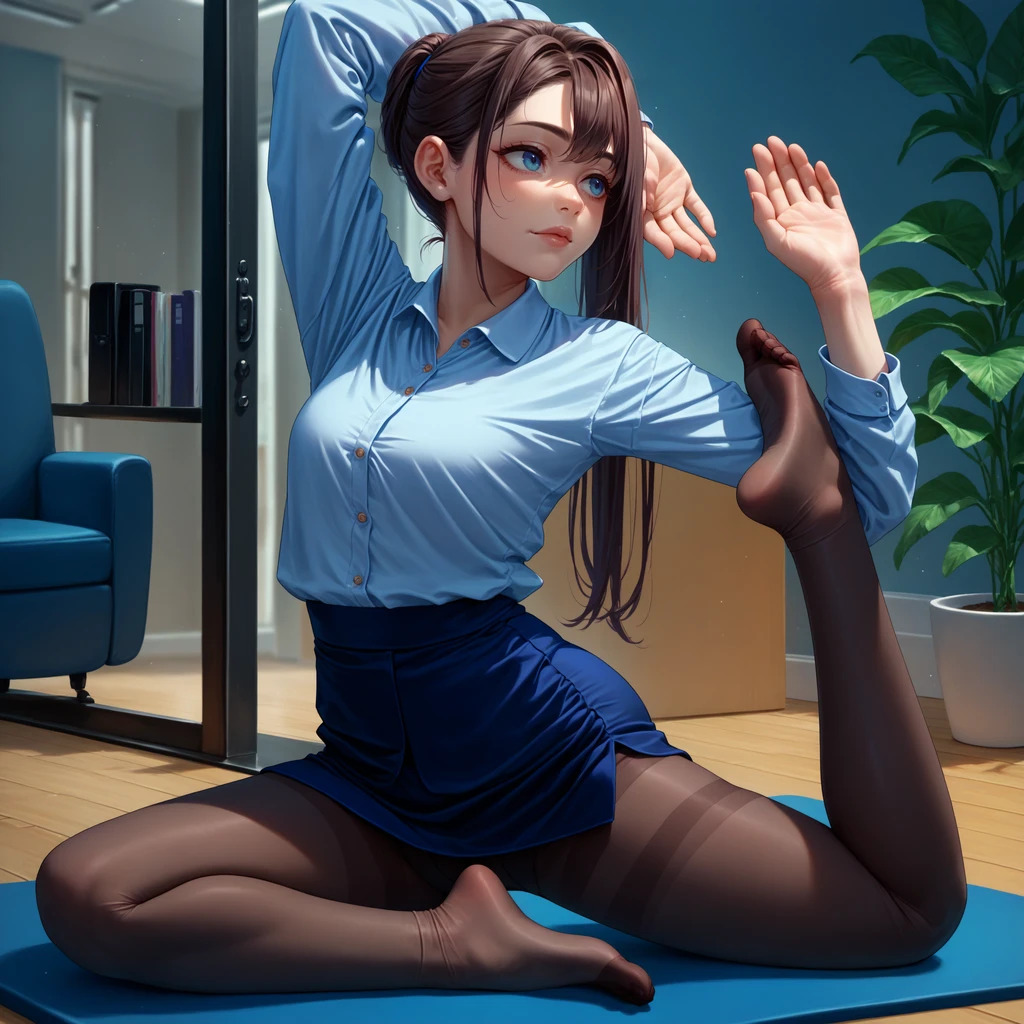 Pigeon Yoga Pose | Concept / Pose LoRA XL - by FallenIncursio