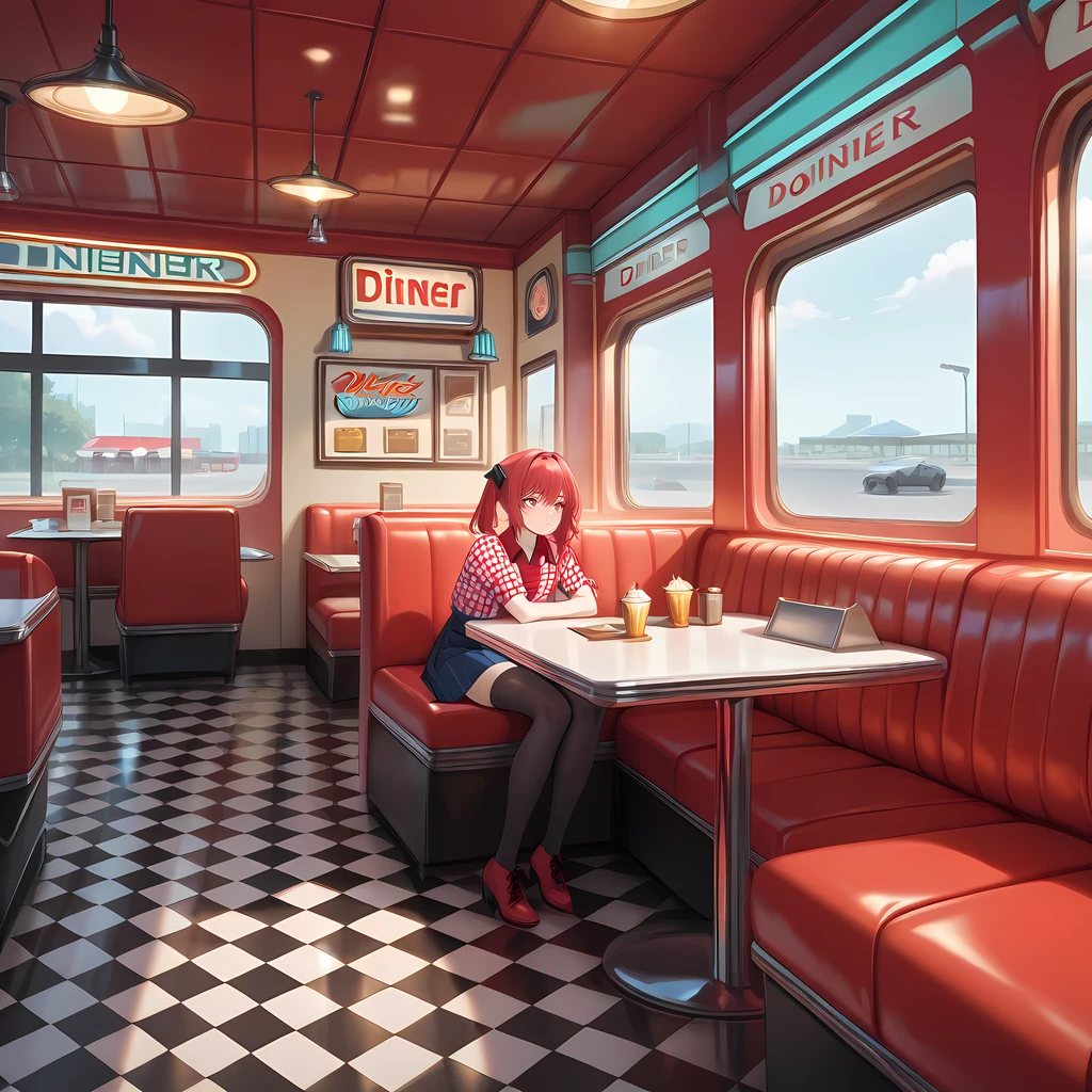 Retro Diner - Illustrious - by Navedaxu