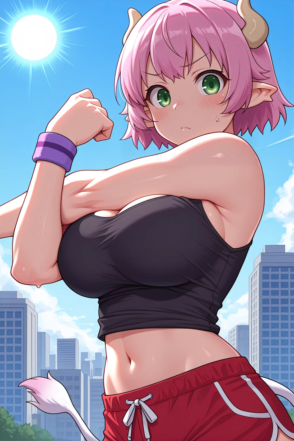 Stable Diffusion image: 1girl, solo - by novowels