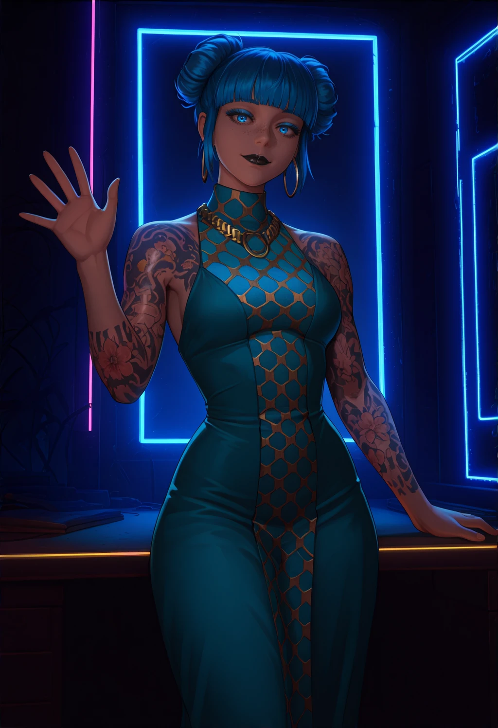 Cheri Nowlin [Cyberpunk 2077] - by Infamous__Fish