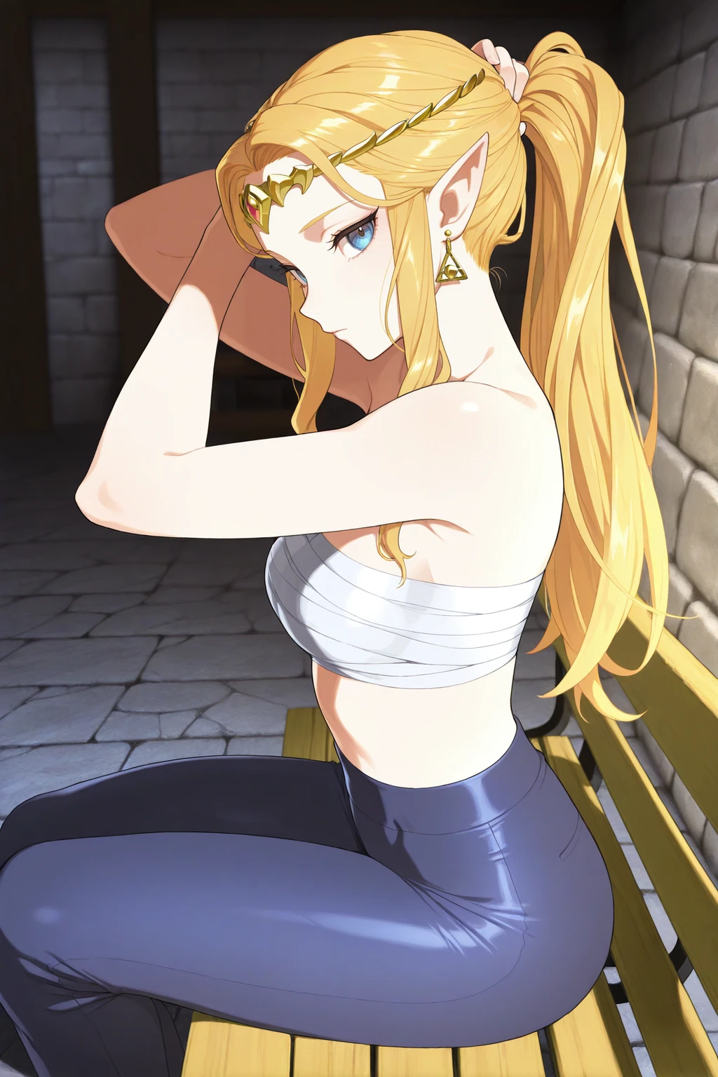 Stable Diffusion image: 1girl, solo - by novowels