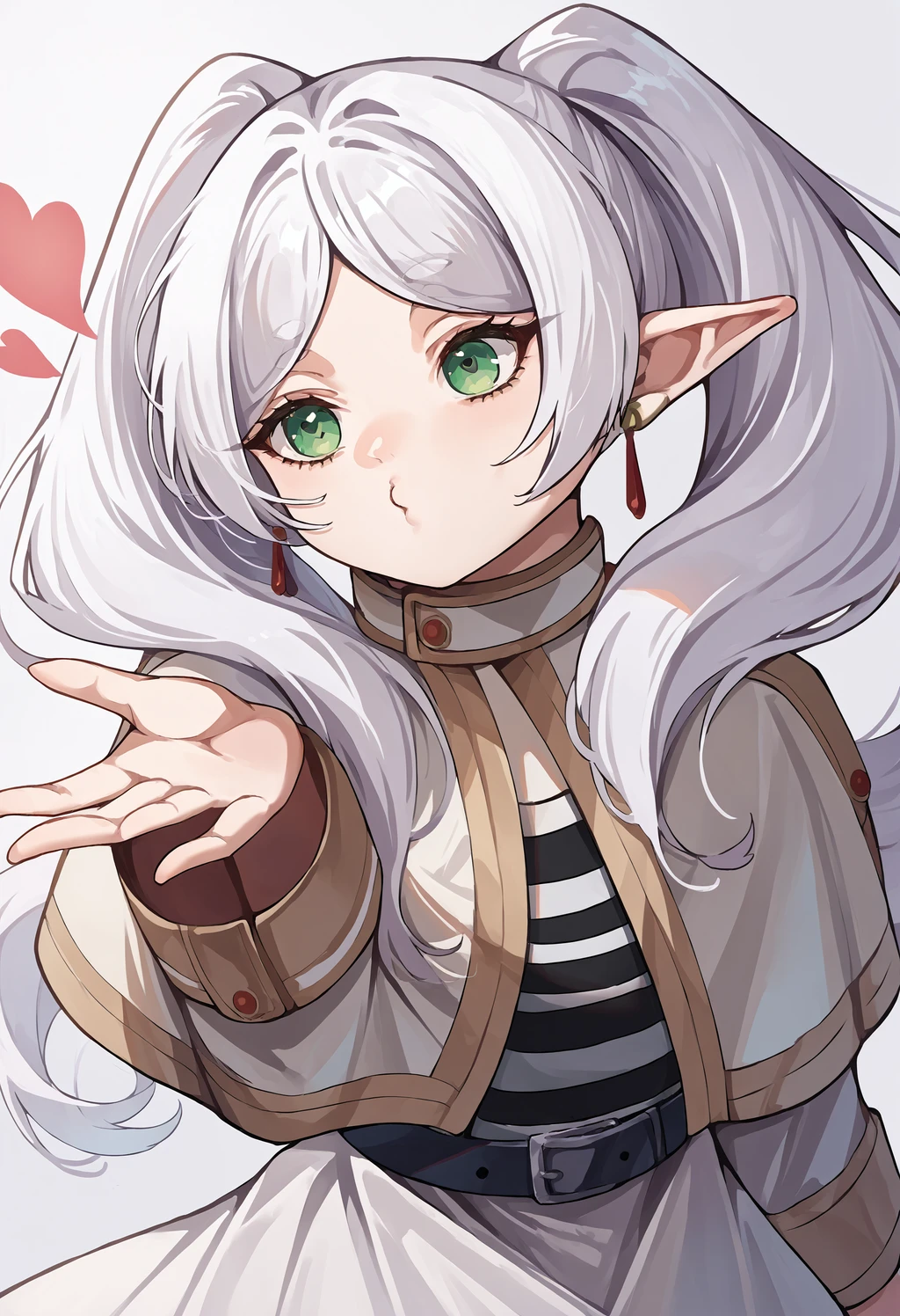 Frieren Blowing Kiss Meme | Concept LoRA XL - by FallenIncursio