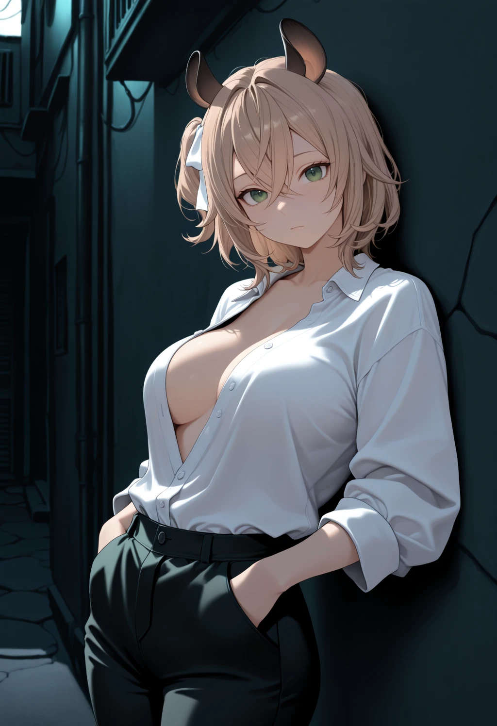 Stable Diffusion image: 1girl, solo - by ChameleonAI