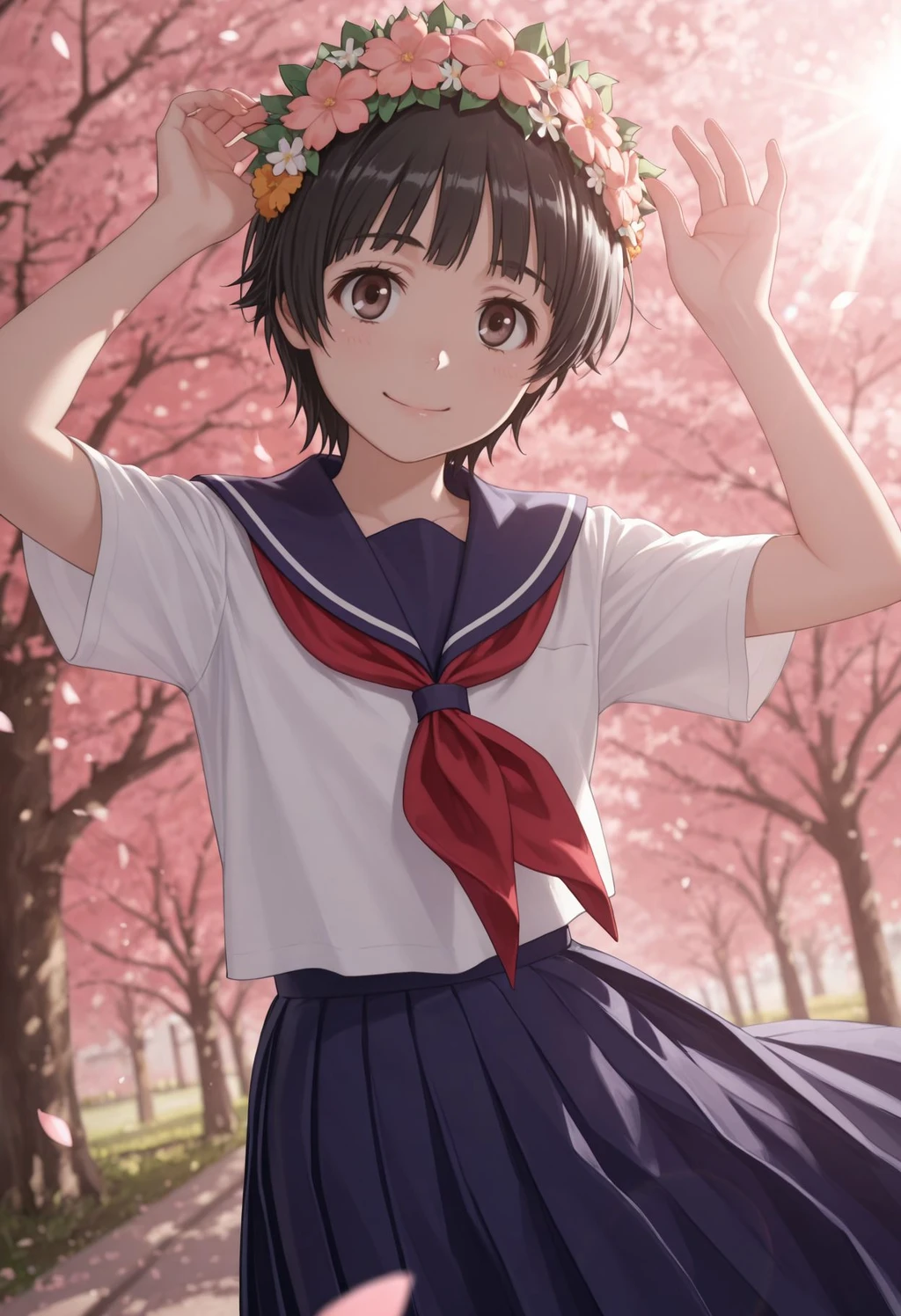 Uiharu Kazari (Toaru Majutsu no Index) (IllustriousXL) - by Misaki_Akeno