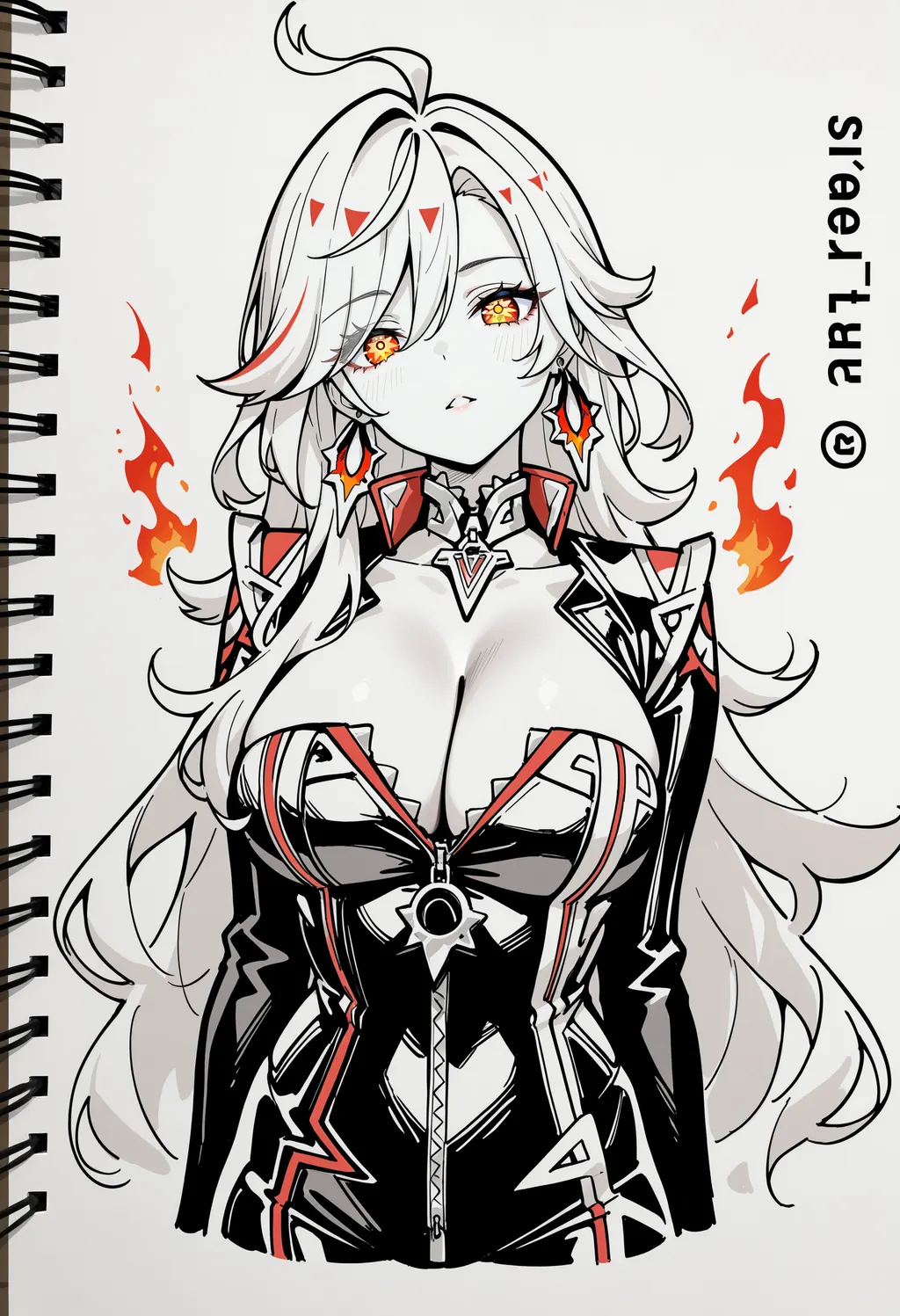 Stable Diffusion image: 1girl, solo - by FallenIncursio