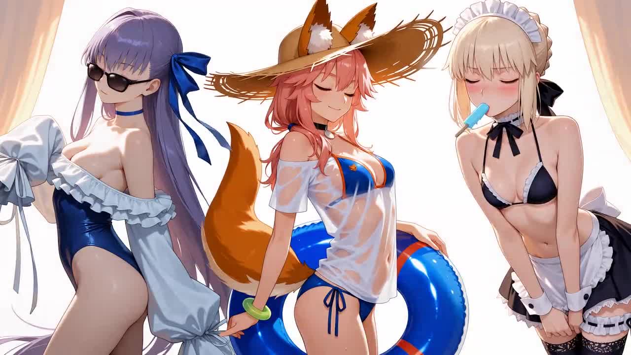 Fate / Summer set 1 / animated - by Yoshistrider